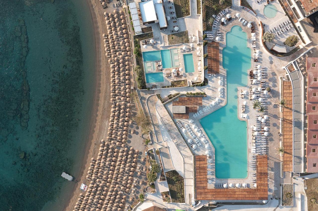Helea Lifestyle Beach Resort Kallithea  Bagian luar foto Aerial view of the hotel