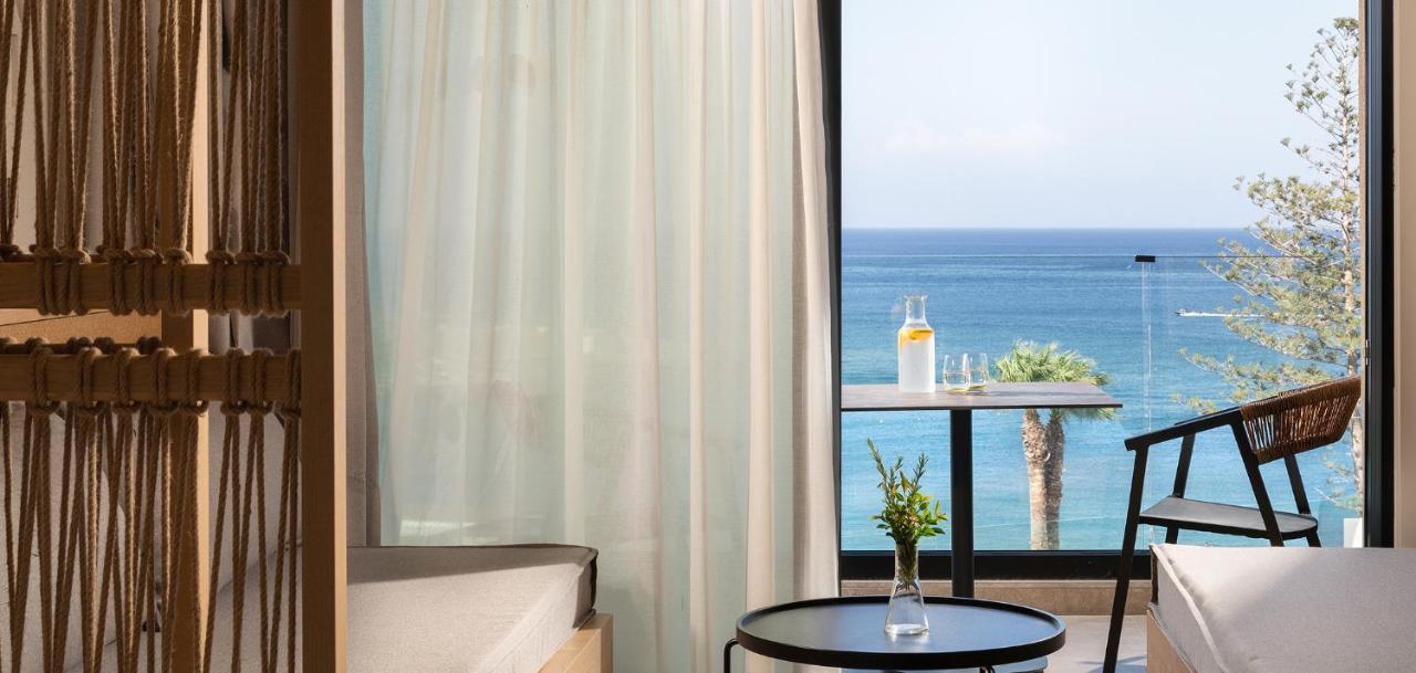 Helea Lifestyle Beach Resort Kallithea  Bagian luar foto Sea view from a room at the hotel