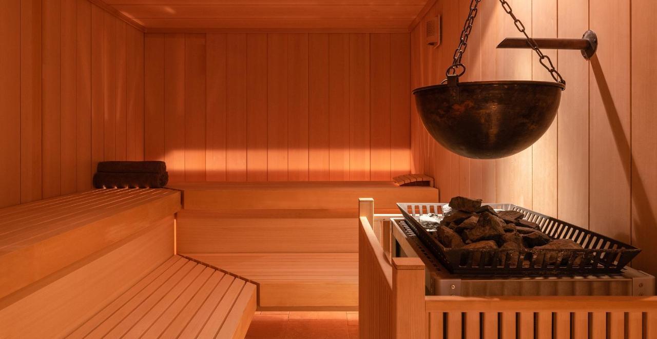Helea Lifestyle Beach Resort Kallithea  Bagian luar foto A Finnish sauna