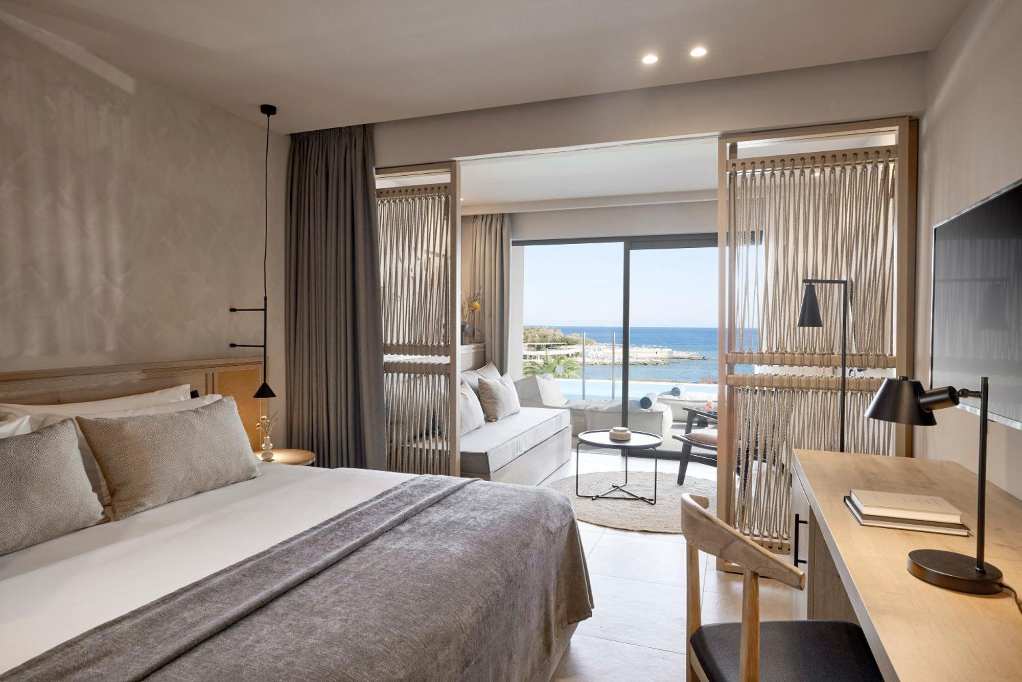 Helea Lifestyle Beach Resort Kallithea  Bagian luar foto Deluxe Seafront Room